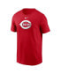 Фото #2 товара Men's Red Cincinnati Reds Fuse Logo T-Shirt