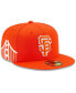 Фото #2 товара Men's Orange San Francisco Giants City Connect 59FIFTY Fitted Hat