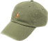 Фото #2 товара Polo Ralph Lauren Men's Pony Logo Chino Cap Green Olive