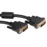 ROLINE Monitor Cable - DVI M - DVI M - (24+1) dual link 5 m - 5 m - DVI-D - DVI-D - Male - Male - Black