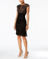 ფოტო #1 პროდუქტის Ruched Lace Sheath Dress