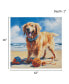 Фото #7 товара Beach Dogs Golden Retriever Canvas Wall Art