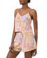 Фото #6 товара Women's 3-Pc. Robe, Tank Top & Shorts Sleep Set