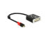 Фото #2 товара Delock 62734 - 0.2 m - DisplayPort - HDMI Type A (Standard) - Male - Female - Gold