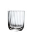 Rose Garden Double Old Fashioned Glass, Set of 4