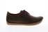 Фото #1 товара Clarks Janey Mae 26112617 Womens Brown Leather Oxford Flats Shoes