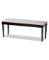 Фото #1 товара Giovanni Modern and Contemporary Fabric Upholstered Dining Bench