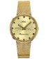 ფოტო #1 პროდუქტის Men's Swiss Automatic Commander Gold-Tone PVD Stainless Steel Bracelet Watch 37mm