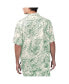Фото #2 товара Men's Tan Philadelphia Eagles Sand Washed Monstera Print Party Button-Up Shirt