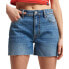 SUPERDRY Vintage Mid Rise Cut Off shorts Fulton Vintage Blue, 26 - фото #1