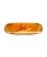 ფოტო #3 პროდუქტის Good Luck Energy Smooth Stackable Natural Dyed Blue Jade Band Ring