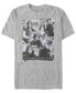 ფოტო #1 პროდუქტის The Breakfast Club Men's Character Photos Short Sleeve T-Shirt