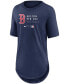 Фото #2 товара Футболка женская Nike Boston Red Sox Authentic Collection Baseball Fashion Tri-Blend темно-синяя