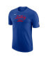 Фото #3 товара Men's Blue Philadelphia 76ers 2022/23 City Edition Essential Warmup T-shirt