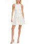 Фото #1 товара Aje Tidal Linen-Blend Skater Dress Women's White Uk 8