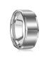 ფოტო #2 პროდუქტის High Polished Faceted Tungsten Ring