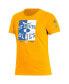 ფოტო #3 პროდუქტის Women's Gold St. Louis Blues Reverse Retro 2.0 Playmaker T-shirt