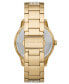 ფოტო #4 პროდუქტის Women's Tibby Gold-Tone Stainless Steel Bracelet Watch 40mm