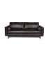Фото #8 товара Maebelle Leather Sofa with Tufted Seat And Back