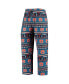 ფოტო #5 პროდუქტის Men's Navy Auburn Tigers Ugly Sweater Knit Long Sleeve Top and Pant Set