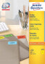 Avery Zweckform Avery Coloured Labels - Yellow - 210 x 297 mm - Yellow - Self-adhesive printer label - A4 - Paper - Laser/Inkjet - Rectangle