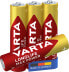 Varta -4703/4B - Single-use battery - AAA - Alkaline - 1.5 V - 4 pc(s) - Gold - Red