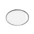 Фото #2 товара Плоская тарелка Quid Select Filo Белый Чёрный Пластик 21,3 x 15 cm (12 штук)
