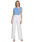 Women's High-Rise Pleated Wide-Leg Pants