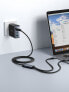 Фото #9 товара 2w1 Kabel przewód Speedy Series USB-C - USB-C / iPhone Lightning 100W 1.5m czarny