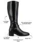 Фото #6 товара Women's Rhianah Block Heel Knee High Boots