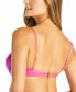 Rod Beattie Women's Cool Breeze Underwire Bikini Top Swimwear Pink sz 10 306454