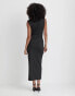 4th & Reckless sleeveless thigh split maxi dress in black Черный, 34 - фото #2