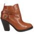 Фото #1 товара Lucchese Lucia Round Toe Booties Womens Brown Casual Boots BL7020