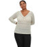 ფოტო #2 პროდუქტის VILA EVOKED Chikka Long Sleeve V Neck T-Shirt