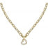 Elegant gold-plated necklace with heart Incontri SAUQ04