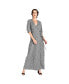 Фото #1 товара Women's Kimono Maxi Wrap Dress