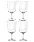 Simple Wine Premium Plastic Glasses, Set of 6