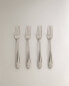 Фото #3 товара Pack of classic brunch forks (pack of 4)