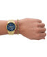 ფოტო #6 პროდუქტის Men's Banks Chronograph Gold-Tone Stainless Steel Watch 44mm Set, 2 Pieces