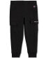 ფოტო #3 პროდუქტის Little Boys 2-Pc. Fleece Logo Sweatshirt & Cargo Joggers Set