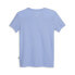 Фото #2 товара Puma Stacked AOk Crew Neck Short Sleeve T-Shirt Womens Blue Casual Tops 67876062