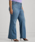 Фото #3 товара Plus Size High-Rise Flare Jeans