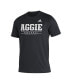 Men's Black Texas A&M Aggies Sideline Football Locker Practice Creator AEROREADY T-shirt