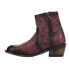 Фото #6 товара Ferrini Stacey Round Toe Cowboy Booties Womens Purple Casual Boots 61011-48