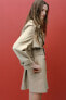 WATER-REPELLENT BELTED TRENCH COAT ZW COLLECTION