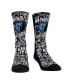 Фото #1 товара Men's and Women's Socks Memphis Grizzlies Graffiti Crew Socks