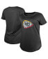 Фото #1 товара Women's Charcoal Kansas City Chiefs 2024 NFL Draft T-Shirt