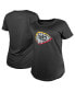 ფოტო #1 პროდუქტის Women's Charcoal Kansas City Chiefs 2024 NFL Draft T-Shirt