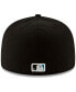 Men's Miami Marlins Black On-Field Authentic Collection 59FIFTY Fitted Hat