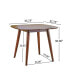 Фото #4 товара Mid-Century Modern Square Dining Table